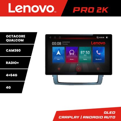 Navigatie Kia Sorento 2006-2009 Lenovo PRO 4+64 13 inch 2K android 4G DSP gps internet  Kit-sorento2002+EDT-E70
