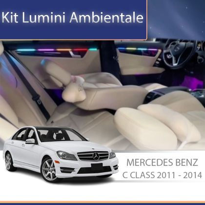 Lumini ambientale Mercedes W204 2011-2014 dedicat ventilator iluminat control telefon sau sistem original