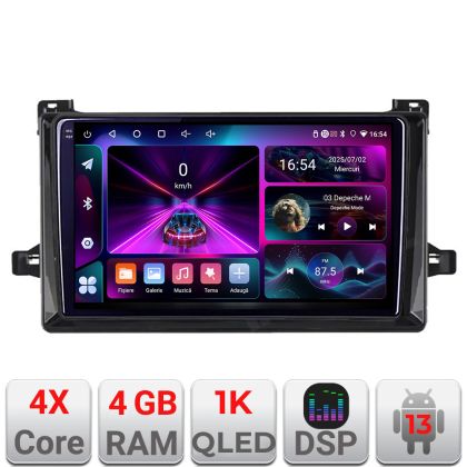 Navigatie Toyota Prius dupa 2015 A-TY50  4+64 InCell Display 1K Android Waze USB Navigatie Internet Youtube Radio