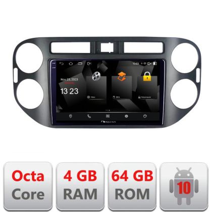 Navigatie VW TIGUAN si Golf Plus 2007-2011 Android Octa Core 720p 4+64 DSP 360 camera carplay android auto
