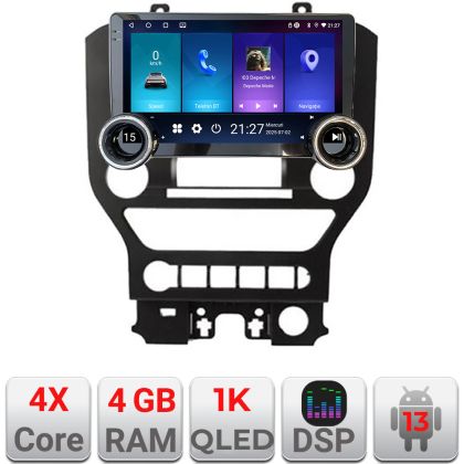 Navigatie Ford Mustang 2015-2020 Kit-MUSTANG-navi Edotec  4+64 10.5 inch Incell 1K android Wifi 5Ghz gps internet