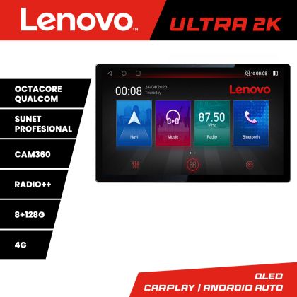 Navigatie Opel Grandland X Crossland X 2016-2020 Qled 2K Octa Core 8+128 LTE 4G DSP Wifi 5Ghz HDMI android auto carplay radio gps internet Kit-+ULTRA-2K-13-8+128