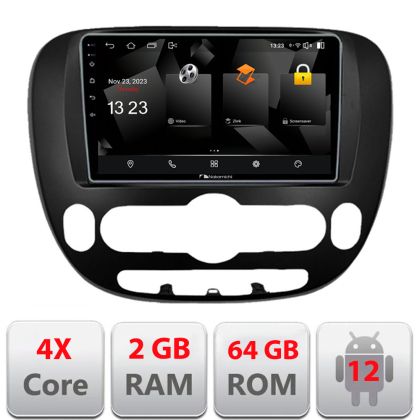 Navigatie Kia Soul 2014-2019 Android radio gps internet quad core 2+64 carplay android auto