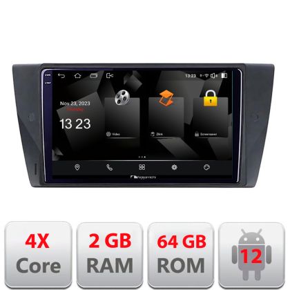 Navigatie BMW Seria 3 E90 5230-095 Android Ecran 720P Quad Core 2+64 carplay android auto