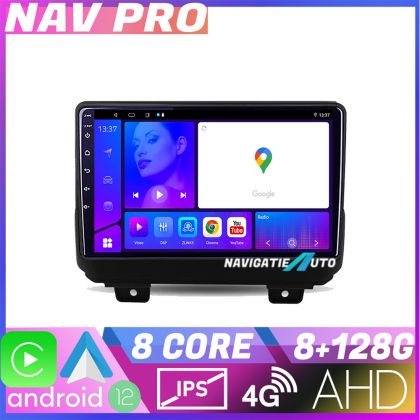 Navigatie Jeep Wrangler 2018 KIT WRANGLER EDOTEC-LITE Android Ecran 720P Octa Core 8 128 Carplay