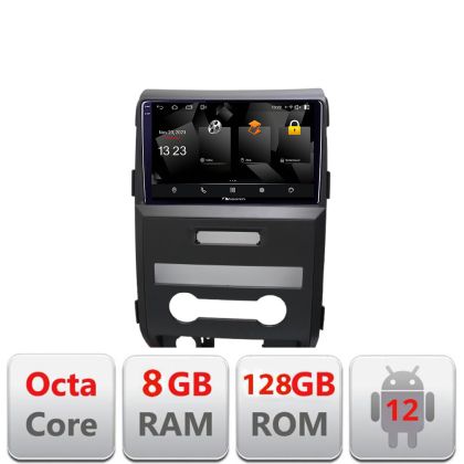 Navigatie Ford F150 2008-2014 Android Octa Core Qualcomm 2K Qled 8+128 DTS DSP 360 4G Optical