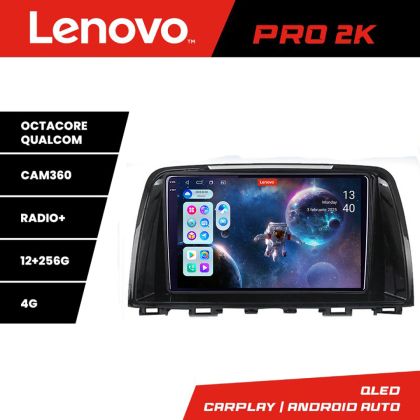 Navigatie Mazda 6 2013-2017 Lenovo Kit-223 8 core QLED 2K 12+256 360 Android Waze USB Navigatie Internet Youtube Radio
