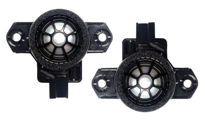 Set 2 Difuzoare tweeter Volvo S/V/XC 2016+, 40 W cu cupolă din titan de 25 mm, Tonuri excelente de înaltă frecvență, Phoenix Gold, ﻿ZDSV25T