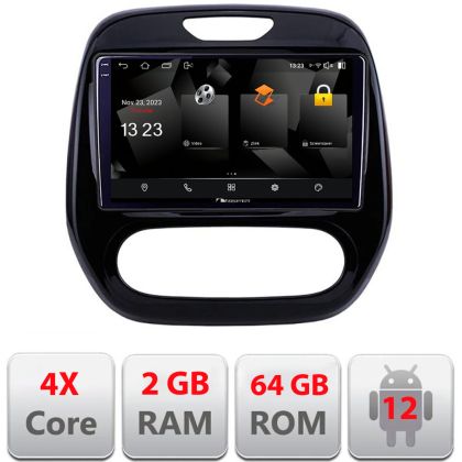 Navigatie Renault Captur 5230-CAPTUR Android Ecran 720P Quad Core 2+64 carplay android auto