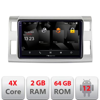 Navigatie Toyota Estima intre anii 2006-2013  Android Ecran 720P Quad Core 2+64 carplay android auto