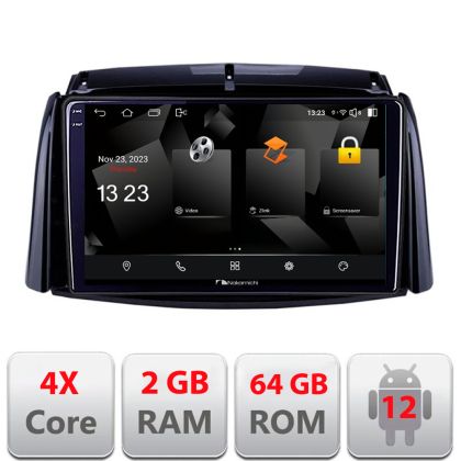Navigatie Renault Koleos 2009-2016 5230-KOLEOS Android Ecran 720P Quad Core 2+64 carplay android auto