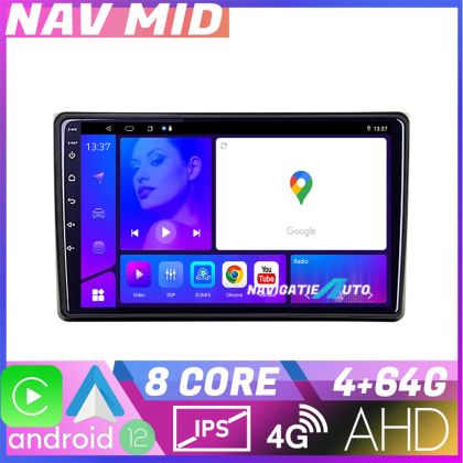 Navigatie Audi A4 B6 Octa Core KIT 050 EDOTEC-LITE Android Ecran 720P Octa Core 4 64 Carplay