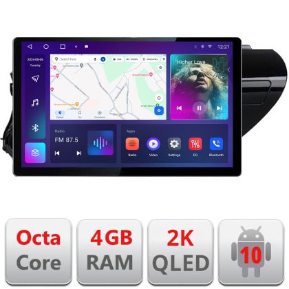 Navigatie dedicata Toyota Hilux 2016- N-TY59 Edonav ecran 13" 2K 4+32 Android Waze USB Navigatie 4G 360 Toslink Youtube Radio