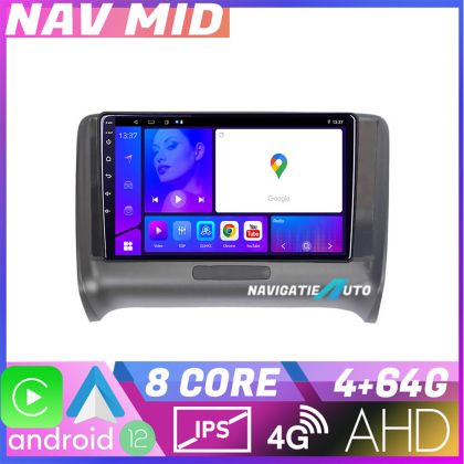 Navigatie Audi TT 2004 2011 Octa Core KIT 078 EDOTEC-LITE Android Ecran 720P Octa Core 4 64 Carplay