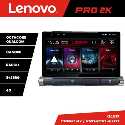 Navigatie Citroen C3 2017-2024 ecran color de fabrica Lenovo Qled 2K Octa Core 8+256 360 DSP carplay android auto radio gps internet Kit-+PRO-2K-9-8+256