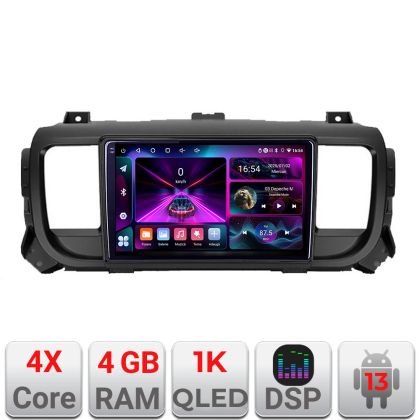 Navigatie Citroen Jumpy Toyota Proace Peugeot Traveller A-jumpy16 4+64 InCell Display 1K Android Waze USBNavigatie Internet Youtube