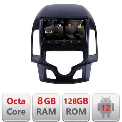 Navigatie Hyundai I30 2009-2012 clima automata 5960Pro-I30AUTOMATIC Android Octa Core Qualcomm 2K Qled 8+128 DTS DSP 360 4G Optical