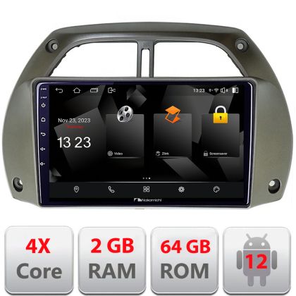 Navigatie Toyota Rav 4 2000-2004 Android Ecran 720P Quad Core 2+64 carplay android auto