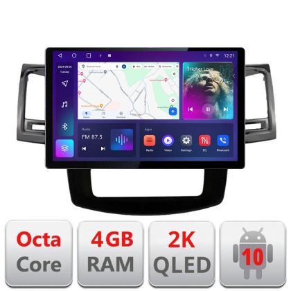 Navigatie dedicata Toyota Hilux 2008-2014 N-143 Edonav ecran 13" 2K 4+32 Android Waze USB Navigatie 4G 360 Toslink Youtube Rad