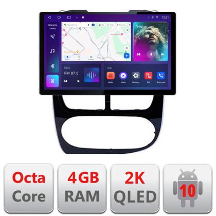 Navigatie dedicata Renault Clio 4 V1 N-467 Edonav ecran 13" 2K 4+32 Android Waze USB Navigatie 4G 360 Toslink Youtube Radio KI