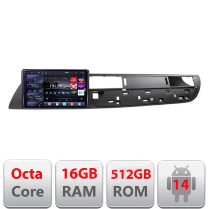 Navigatie Citroen C5 2008-2017 Edotec Kit-C5 8 core QLED 2K 12+256GB 360 Android Waze USB Navigatie Internet Youtube Radio