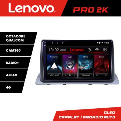 Navigatie Honda CR-V 2023- Lenovo Qled 2K Octa Core 4+64 360 DSP carplay android auto radio gps internet kit-crv2023+PRO-2K-10-4+64