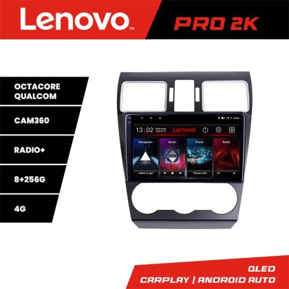 Navigatie Subaru Forester XV Lenovo Qled 2K Octa Core 8+256 360 DSP carplay android auto radio gps internet kit-062-2019+PRO-2K-9-8+256