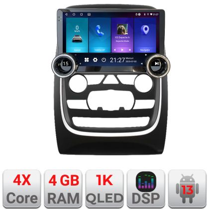 Navigatie Dodge Durango 2014-2020 dedicata Android cu butoane radio gps internet 4+64 InCell display Qled 1K Rockchip Kit-+EDT-E211-RK