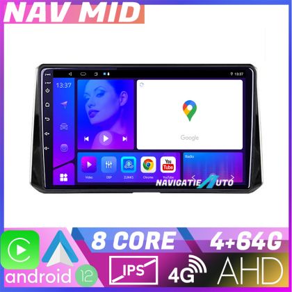 Navigatie Toyota Corolla/Auris 2018 KIT 388 EDOTEC-LITE Android Ecran 720P Octa Core 4 64 Carplay