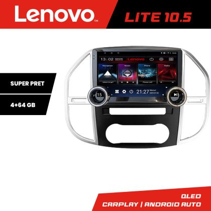 Navigatie Mercedes Vito w447 2016- Lenovo  8 core 4+64 10.5 inch Incell 1K android Wifi 5Ghz gps internet  Kit-w447