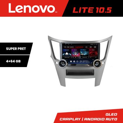 Navigatie Subaru Legacy 2010-2015 Kit-458 Lenovo  8 core 4+64 10.5 inch Incell 1K android Wifi 5Ghz gps internet a