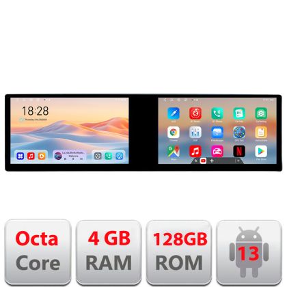 Navigatie Kia Ceed 2010-2012 Edotec 2 ecrane  8 core 4+128 21.6 inch Incell android Wifi 5Ghz gps internet  KIT-Ceed10