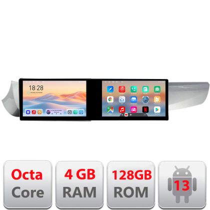 Navigatie Alfa Romeo Giulietta 2010-2014 Edotec 2 ecrane  8 core 4+128 21.6 inch Incell android Wifi 5Ghz gps internet  Kit-giulietta