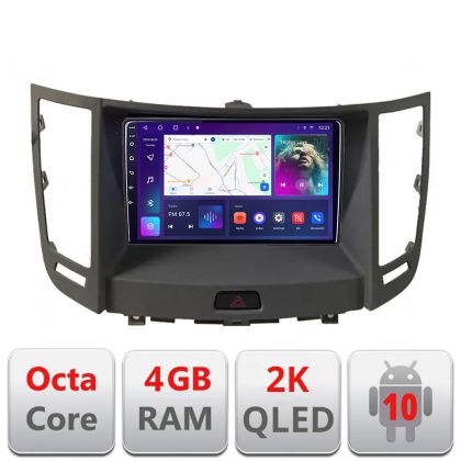 Navigatie Infinity FX intre anii 2009-2012 Android Octa Core Ecran 2K QLED GPS 4G 4+32GB 360 KIT-fx35+EDT-E409-2K