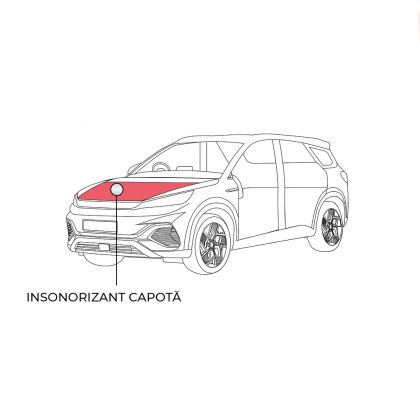 Pachet insonorizant capotă