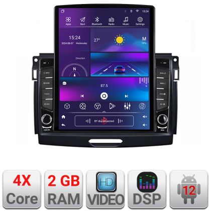 Navigatie Ford Ranger 2015-2020 Quad Core ecran tip TESLA 9.7" cu Android Radio Bluetooth Internet GPS WIFI 2+32 DSP