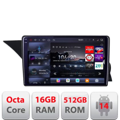 Navigatie Mercedes GLK NTG4 2008-2012 Edotec Kit-glk-ntg4 8 core QLED 2K 16+512GB 360 Android Waze USB Navigatie Internet Youtube