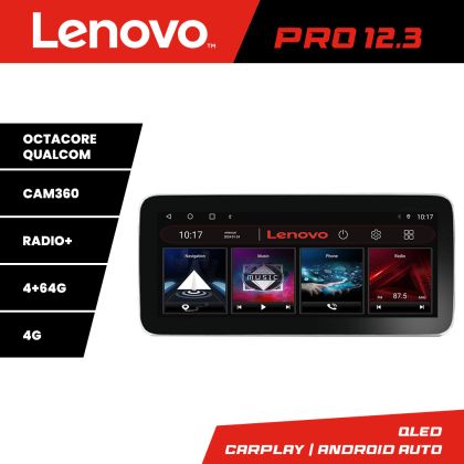 Navigatie dedicata Citroen DS5  Lenovo Qled 12.3 inch Octa Core 4+64 360 DSP ADAS carplay android auto radio internet KIT-ds4+PRO-12.3-4+64