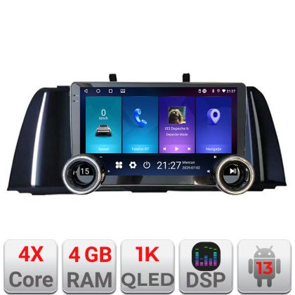 Navigatie BMW F10 NBT 2012-2016 Edotec 4+32 10.5 inch Incell 1K android Wifi 5Ghz gps internet