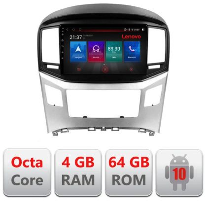 Navigatie Hyundai H1 Starex 2016- E-H1 Octa Core cu Android Radio Bluetooth Internet GPS WIFI DSP 4+64GB 4G RESIGILAT