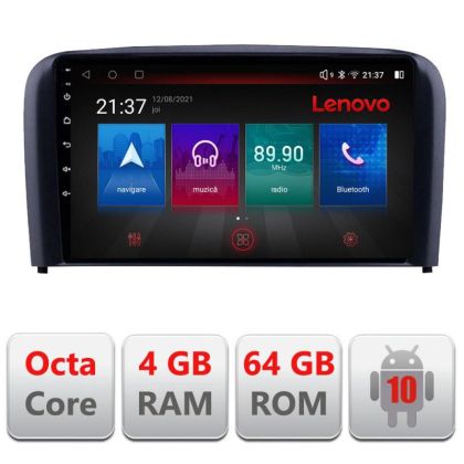 Navigatie Volvo S80 2004-2006 E-S80 Octa Core cu Android Radio Bluetooth Internet GPS WIFI DSP 4+64GB 4G RESIGILAT