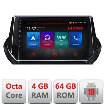 Navigatie Peugeot 2008 2020- Android radio gps internet Octa Core 4+64 LTE Kit-209-2020+EDT-E509-PRO RESIGILAT