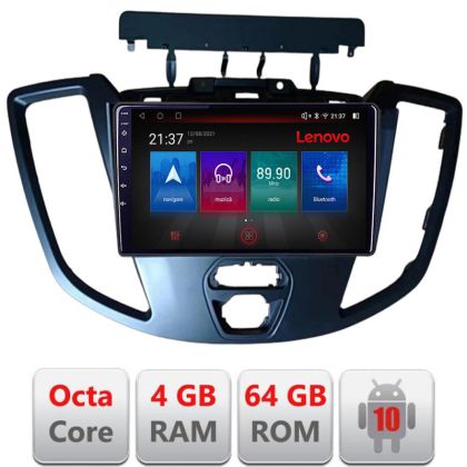 Navigatie Ford Transit 2015-2020 Android radio gps internet Octa Core 4+64 LTE kit-turneo-custom+EDT-E509-PRO RESIGILAT