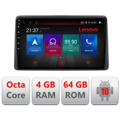 Navigatie Dacia Duster dupa 2019 E-199 Octa Core cu Android Radio Bluetooth Internet GPS WIFI DSP 4+64GB 4G RESIGILAT