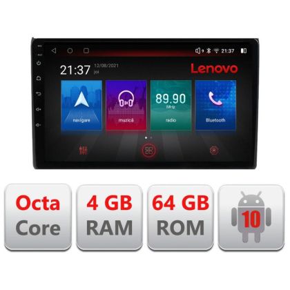 Navigatie Audi A4 B6 E-050 Octa Core cu Android Radio Bluetooth Internet GPS WIFI DSP 4+64GB 4G RESIGILAT