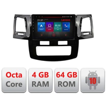 Navigatie Toyota Hilux 2008-2014 E-143 Octa Core cu Android Radio Bluetooth Internet GPS WIFI DSP 4+64GB 4G RESIGILAT