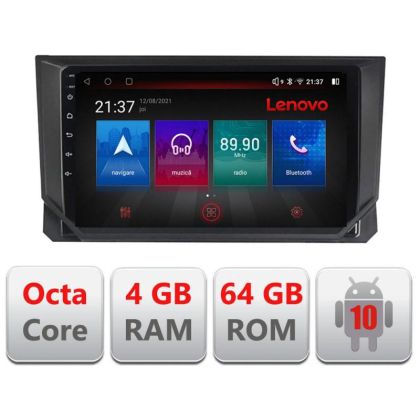 Navigatie Seat Ibiza 2017- E-IBZ Octa Core cu Android Radio Bluetooth Internet GPS WIFI DSP 4+64GB 4G RESIGILAT