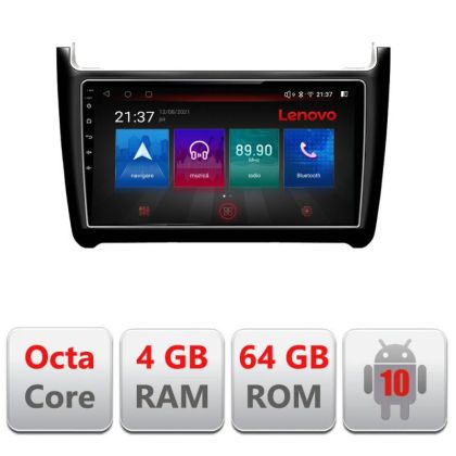 Navigatie VW Polo 2014-2017 E-655 Octa Core cu Android Radio Bluetooth Internet GPS WIFI DSP 4+64GB 4G RESIGILAT