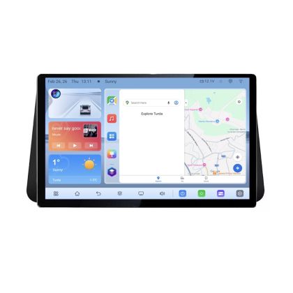 Navigatie dedicata Nissan Micra  2014-2024 Edonav ecran 13" 1K 4+64 Android Waze USB Navigatie 4G 360 Toslink Youtube Radio KI