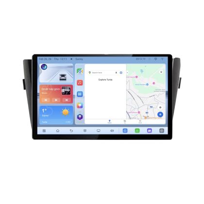 Navigatie dedicata Nissan Qashqai N-353 Edonav ecran 13" 1K 4+64 Android Waze USB Navigatie 4G 360 Toslink Youtube Radio KIT-3